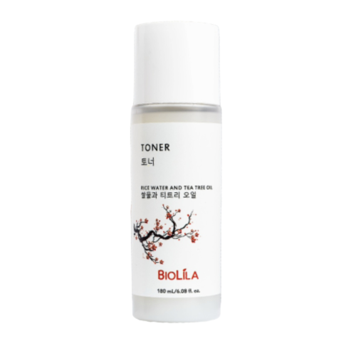 Toner Biolila Eau De Riz Et Huile D’arbre À Thé 180 ML
