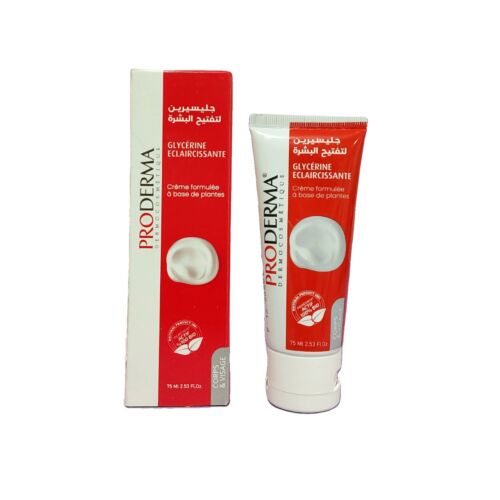 Creme Proderma Glycérine Eclaircissante Tube 75 ML