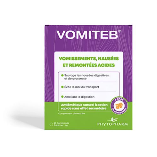 Complément Phytopharm Vomiteb 30 Comprimés