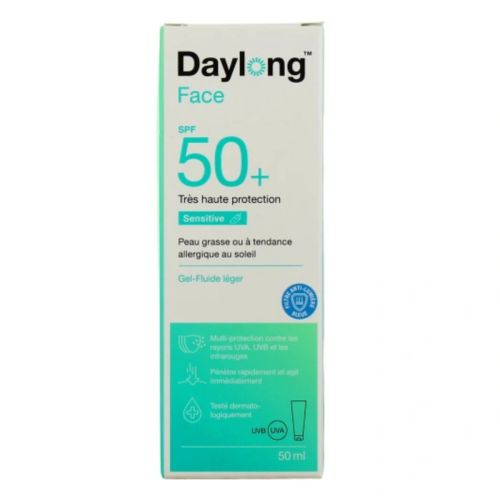 Creme Solaire Daylong Sensitive Face Gel-Fluide SPF50+ 50 ML