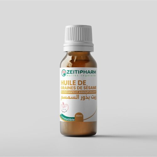Huile ZeitiPharm Végétale Graines De Sesame 30 Ml