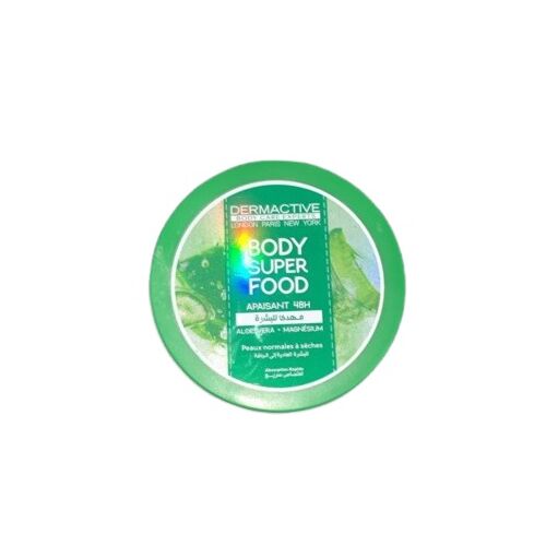 Creme Dermactive Apaisant Body Super Food Aloe Vera 250 G