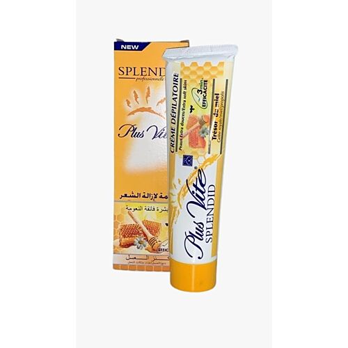 Creme Dépilatoire Splendid Plus Vite Peau Extra Douce Trésor Du Miel 100 ML