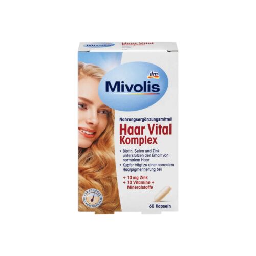 Compl&eacute;ment Mivolis Son Complexe Vital Zinc + 10 Vit + Min&eacute;raux 60 G&eacute;lules