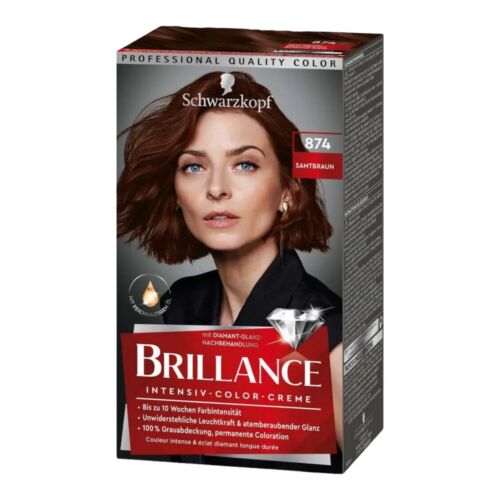 Teinture Schwarzkopf Brillance Brun Velours 874