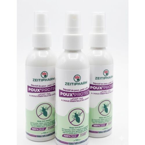Spray Zeitipharm Poux Protect A L'huile De Lavande 100 ML