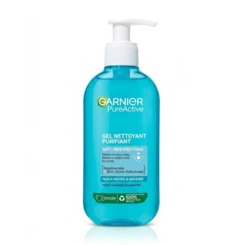 Gel Nettoyant Garnier Purifiant Anti-imperfection 200 ML