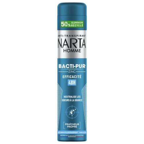Déodorant Narta Homme Bacti-Pur Zinc 200 Ml