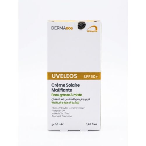 Creme Solaire Dermaeos Uveleos Spf50 Hydratante Peaux Grase & Mixte 50 ML