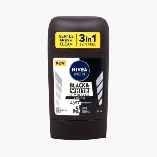Stick Nivea Black & White Invisible Original 48H 50 Ml