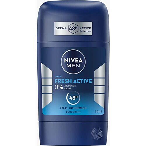 Stick Nivea Fresh Active 0% Alimunium 50 ML