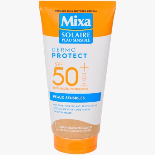 Creme Solaire Mixa Dermo Protect Spf 50+ Peaux Sensibles 50 Ml