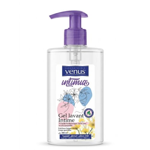 Gel Venus Lavant Intime Acide Hyaluronique Aloé Vera Camomille 300 Ml
