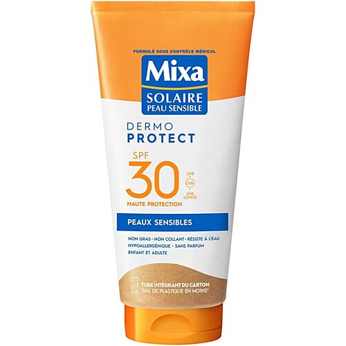 Creme Solaire Mixa Dermo Protect Peaux Sensibles 30 Spf 175 ML
