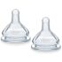Tetine Tigex Ronde 3 Vitesses Silicone +6mois Anti-colique