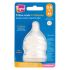 Tetine Tigex Ronde 0-6 Mois Silicone 3 Vitesses Anti-colique