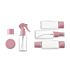 Kit Hind Travel Flacons Et Pots Vides Pour Creme Et Shampoing 05 Pieces