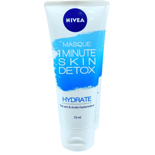 Masque Visage Nivea 1 Minute Skin Detox Hydrate 75 ML
