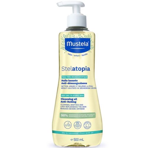 Huile Mustela lavante anti démangeaisons 500 ML