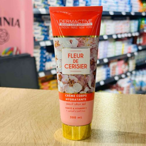 Creme Hydratante Dermactive Corps Fleur De Cerisier 200 ML