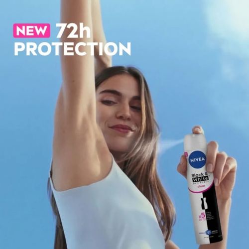 Déodorant Nivea black & white clear 200 ML