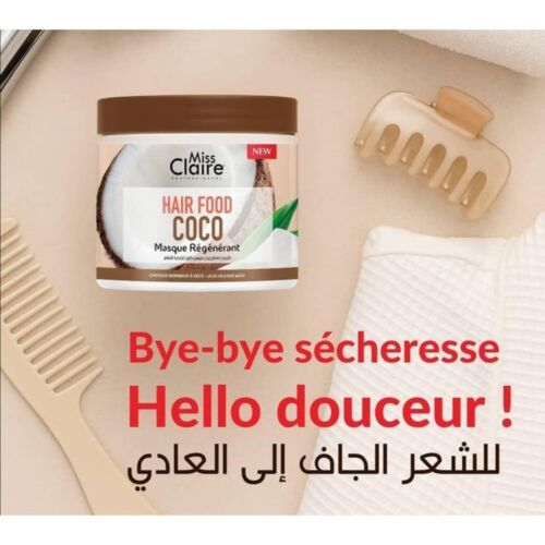 Masque Cheveux Miss Claire Hair Food Coco 400 ML