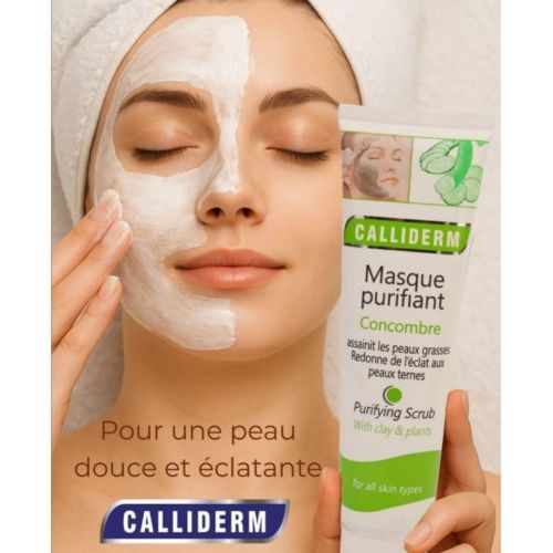 Masque Visage Calliderm Purifiant Au Concombre 125 ML