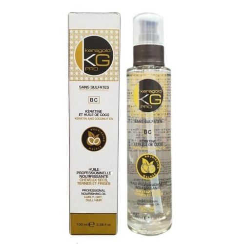 Serum Cheveux Keragold Sans Sulfates Keratine Et Huile De Coco 100 Ml