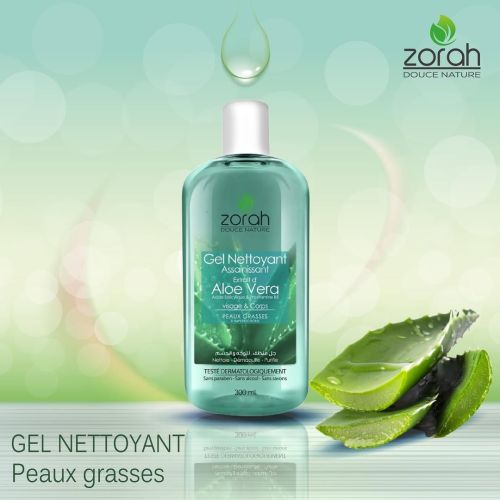 ZORAH GEL NETTOYANT - ALOE VERA - 300 ML