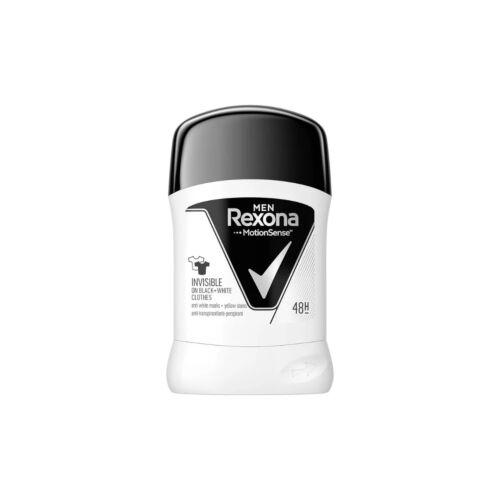 Stick Rexona Invisible On Black And White Clothes 40 G