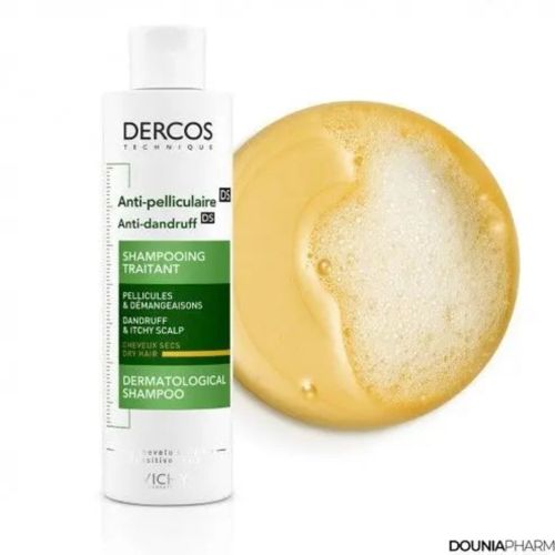 Shampoing Vichy Anti-pelliculaire Pellicules & Demangeaisons Cheveux Secs 200 ML