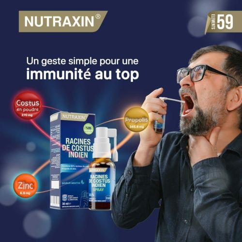 Spray Nutraxin Racines De Costus Indien 30 ML