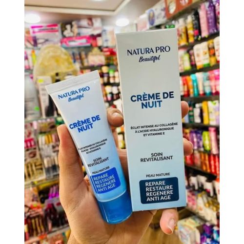 Creme De Nuit Natura Pro Anti Rides Soin Revitalisant Peau Mature 50 ML