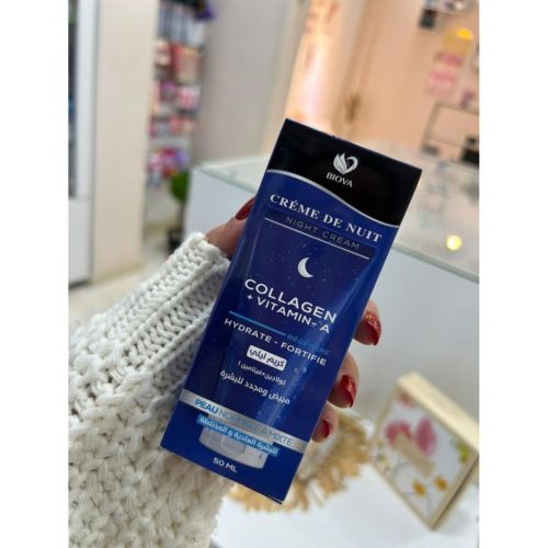 Creme De Nuit Biova Collagen+vitamin A 50 ML