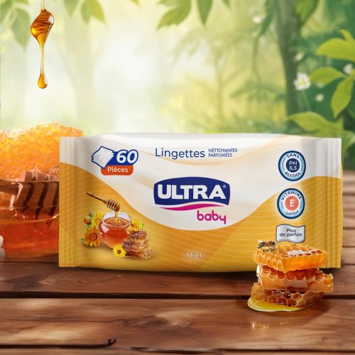 Lingette Ultra Baby 72 Unité - EXTRAIT DE MIEL