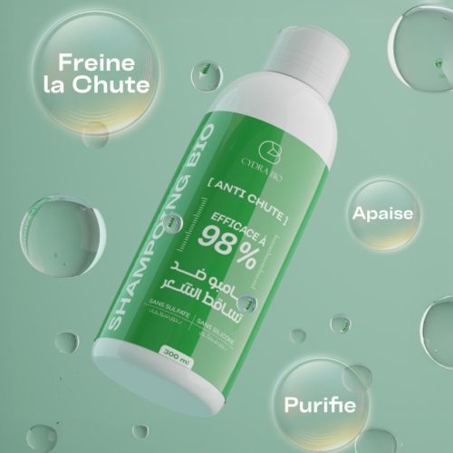 Shampoing Cydra Bio Anti-chute Efficece À 98% 300 ML