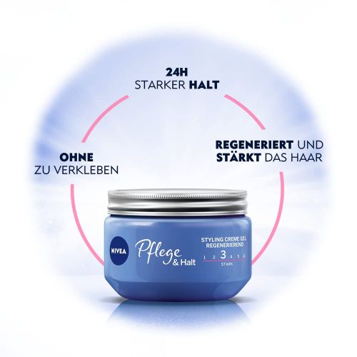 Gel Coiffant Nivea Care & Hold Creme Regenerante 3 Forte 150 ML
