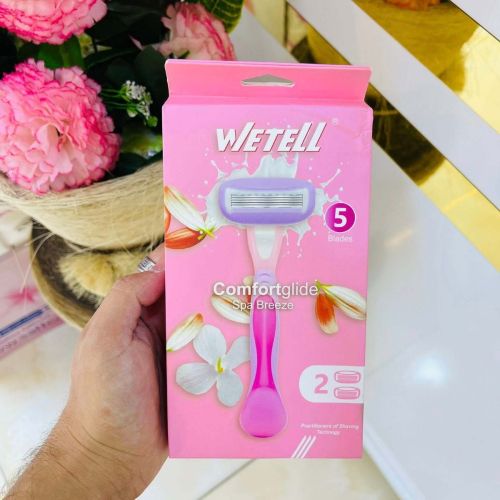 Lame Wetell Comfort Glide Spa Breeze 5 Blades Rose 2 Unité