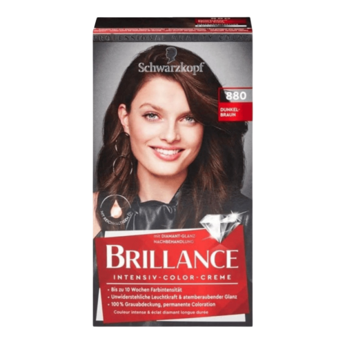 Teinture Schwarzkopf Brillance 60 ML - DUNKEL BRAUN 880