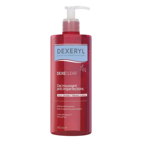 Gel Moussant Dexeryl Anti Imperfections Peaux Grasses & Acnéiques 400 Ml