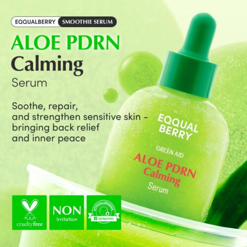 Serum Eqqual Berry Green Aid Aloe PDRN Calming 30 Ml