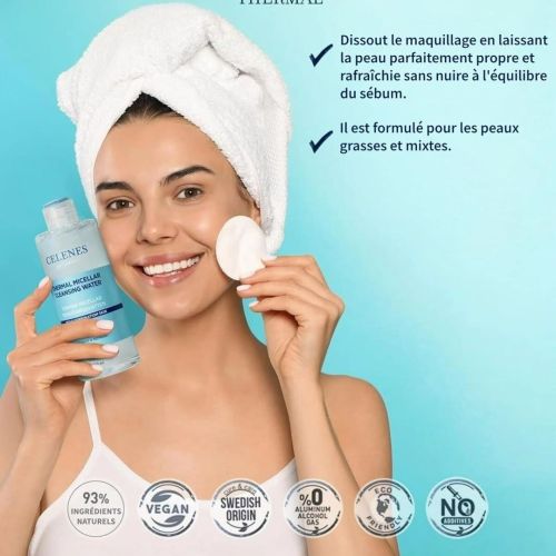 Eau Micellaire Sweden Celenes Nettoyante Peau Grasse/mixte 250 ML