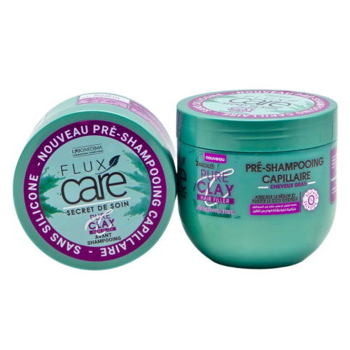 Masque Cheveux Flux Care Sans Silicone Pure Clay 370 ML
