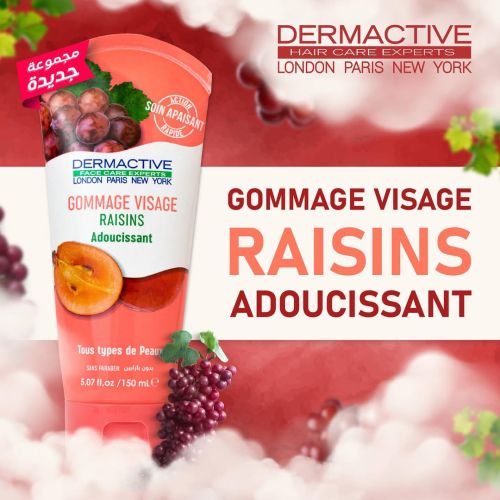 Gommage Dermactive Visage Raisins Adoucissant 150 ML