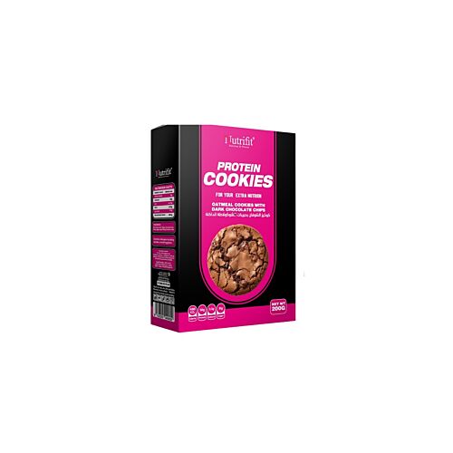 Cookies Nutrifit Protein Pépites De Chocolat Noir 200 KG