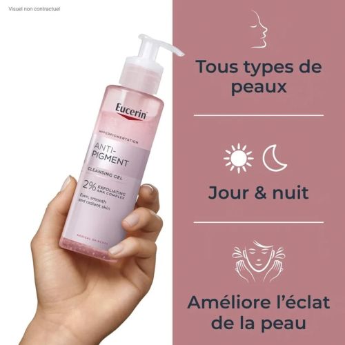 Gel Nettoyant Eucerin Anti-pigment 2% Complex 400 ML