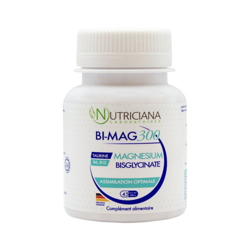 Complément Nutriciana Bi Mag 300 Magnesium Bisglycinate 45 CAPSULES