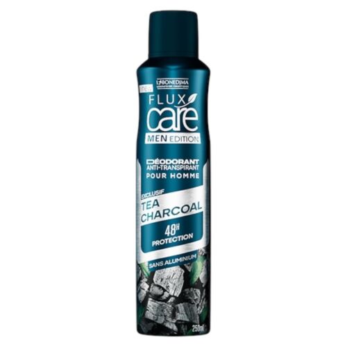 Déodorant Flux Care Men Edition Tea Charcoal 48h 250 ML
