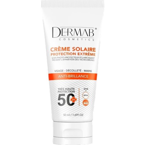 DERMAB CREME SOLAIRE PROTECTION EXTREME ANTI-BRILLANCE SPF50 50ML
