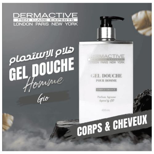Gel Douche Dermactive Pour Homme 2En1 Agrume 400 Ml
